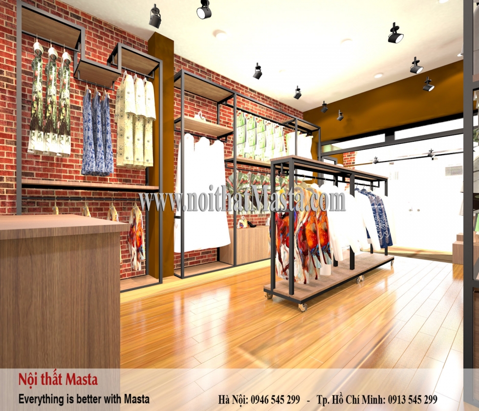 thiet ke noi that shop thoi trang